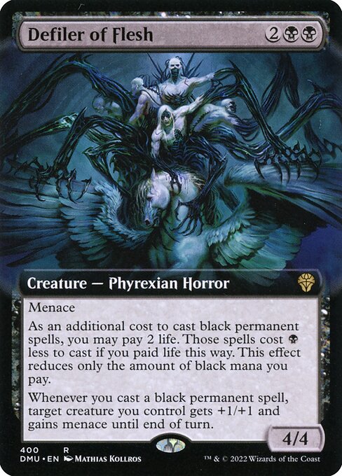 DMU: Defiler of Flesh (Extended Art) (Foil)