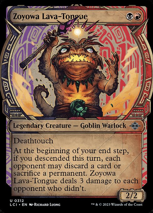 LCI: Zoyowa Lava-Tongue (Showcase) (Foil)