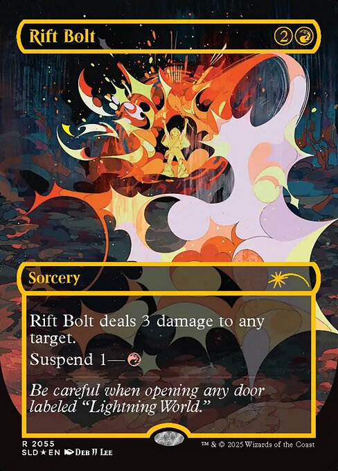 SLD: Rift Bolt (2055) (Raised Foil)