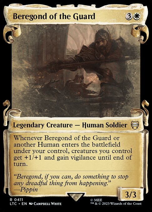 LTC: Beregond of the Guard (Showcase Scrolls) (Foil)