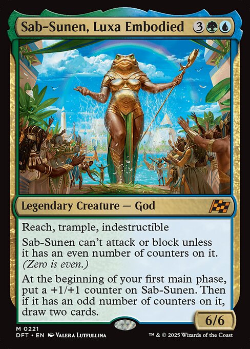 DFT: Sab-Sunen, Luxa Embodied