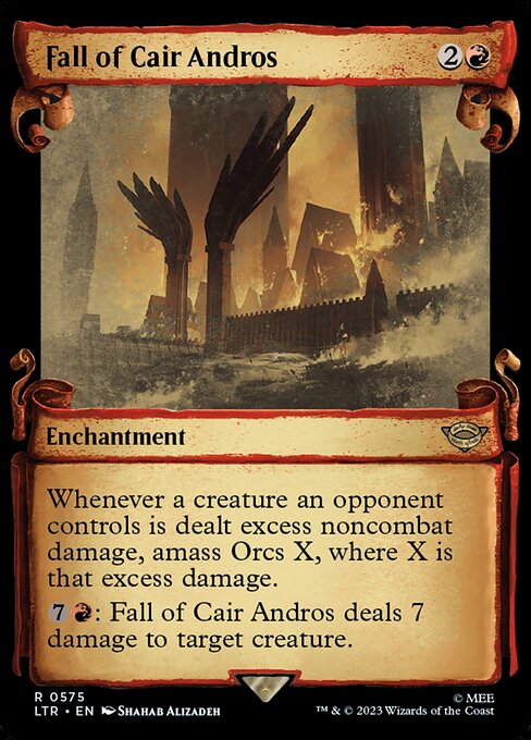 LTR: Fall of Cair Andros (Showcase Scrolls) (Foil)