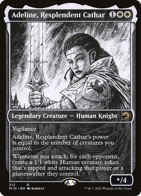 MID: Adeline, Resplendent Cathar (Showcase) (Foil)