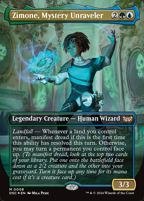 DSC: Zimone, Mystery Unraveler (Borderless) (Foil)