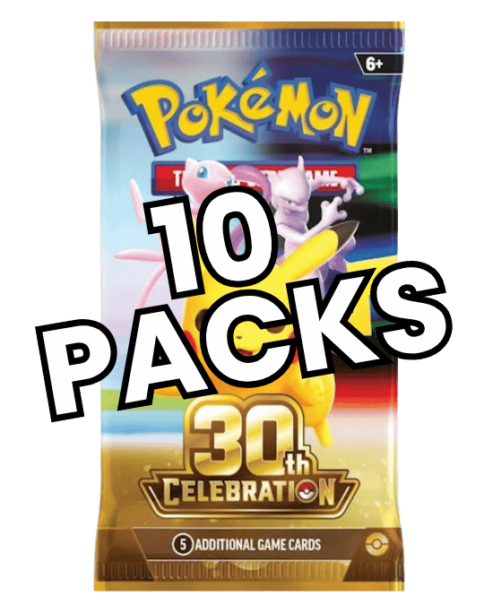 Pokemon TCG: 30th Celebration 10x Pack - Moonshot Rips (OPENED LIVE ON STREAM)