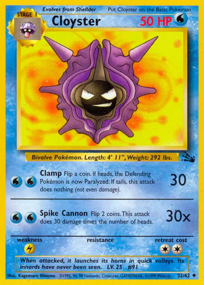 Cloyster 32/62 Unlimited Fossil