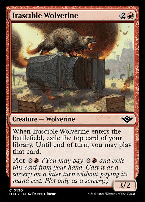 OTJ: Irascible Wolverine (Foil)