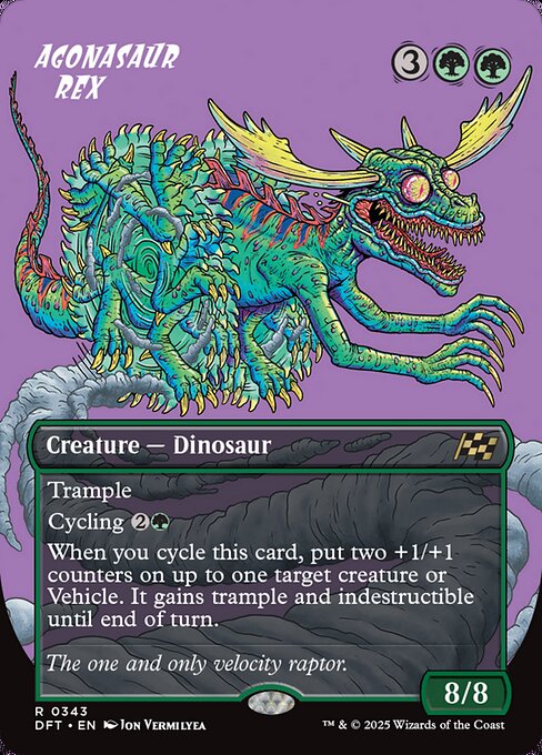 DFT: Agonasaur Rex (Borderless) (Foil)