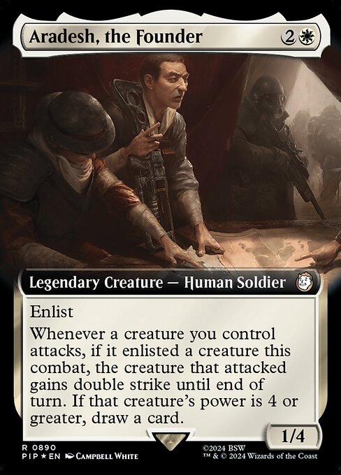 PIP: Aradesh, the Founder (Extended Art) (Surge Foil)