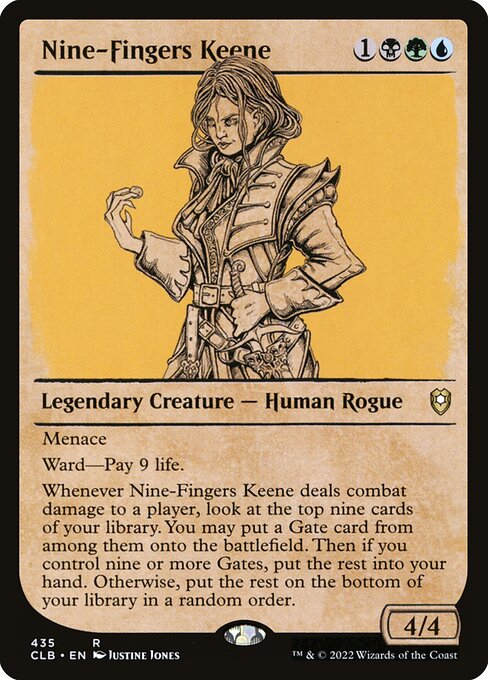 CLB: Nine-Fingers Keene (Showcase) (Foil)