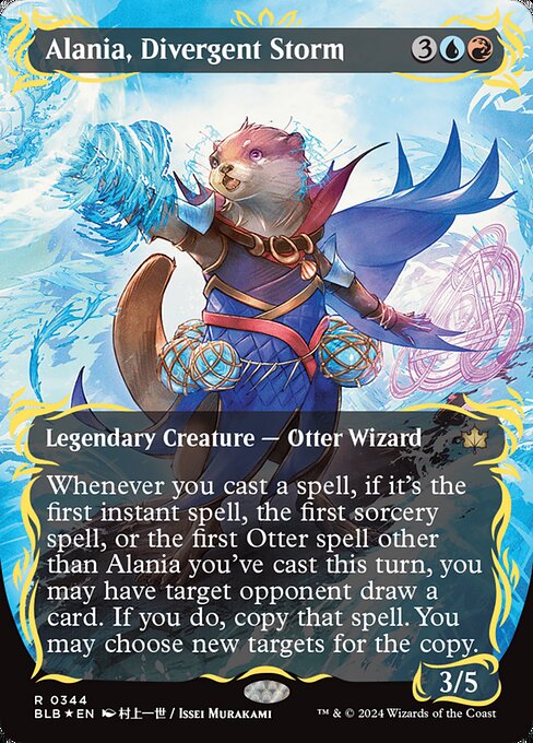 BLB: Alania, Divergent Storm (Borderless) (Raised Foil)