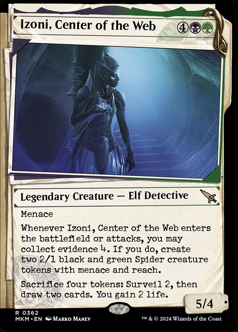 MKM: Izoni, Center of the Web (Showcase) (Foil)