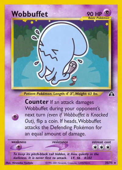 Wobbuffet (35) 35/75 Unlimited Neo Discovery