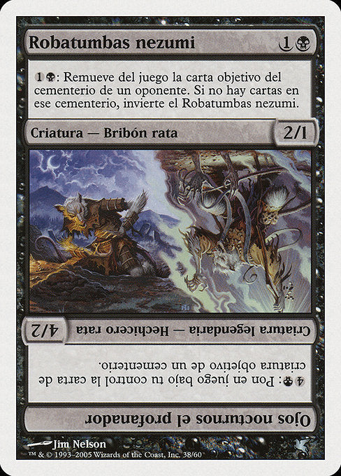 PSAL: Nezumi Graverobber // Nighteyes the Desecrator (Italian) - "Nezumi Profanatombe" (A38)