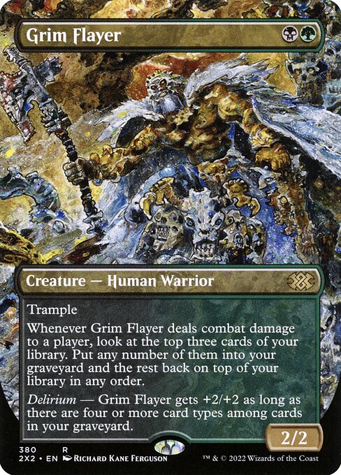 2X2: Grim Flayer (Borderless) (Foil)
