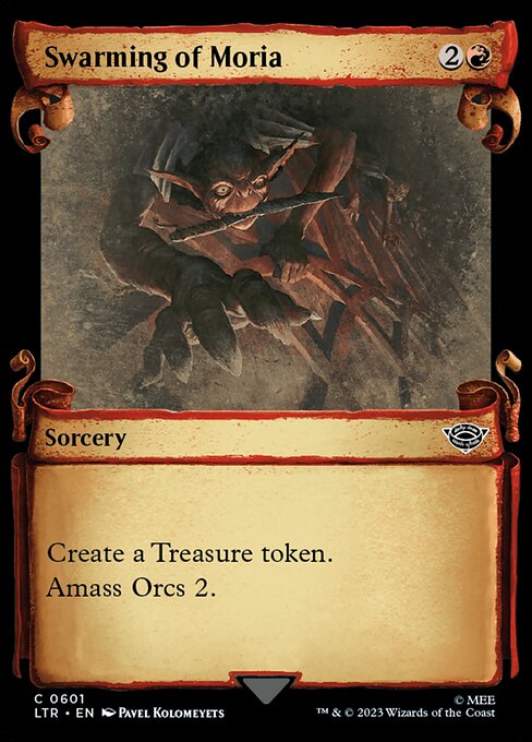 LTR: Swarming of Moria (Showcase Scrolls) (Foil)