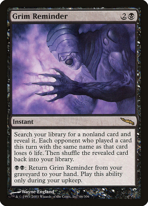 MRD: Grim Reminder
