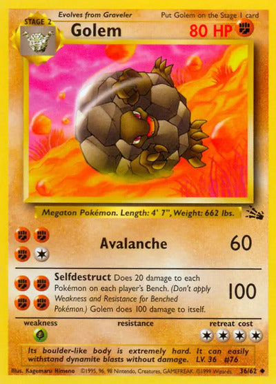 Golem 36/62 Unlimited Fossil