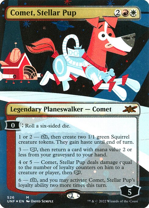 UNF: Comet, Stellar Pup (Borderless) (Galaxy Foil)