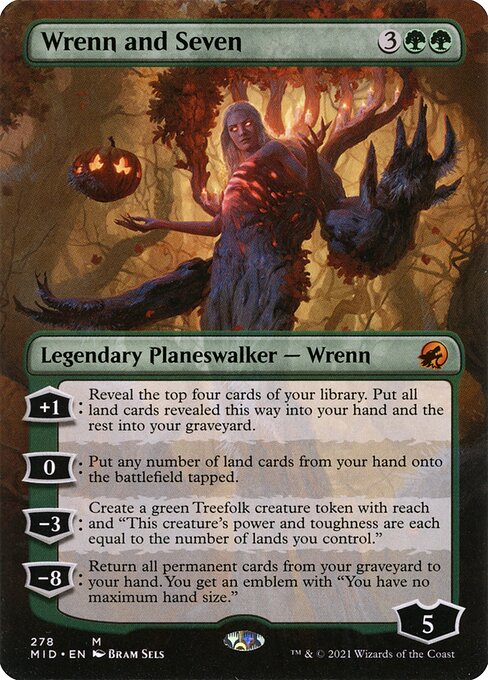MID: Wrenn and Seven (Borderless) (Foil)