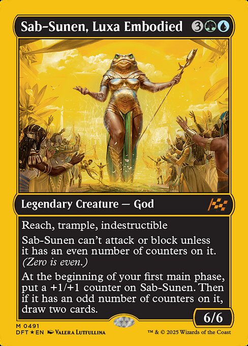 DFT: Sab-Sunen, Luxa Embodied (First-Place Foil)