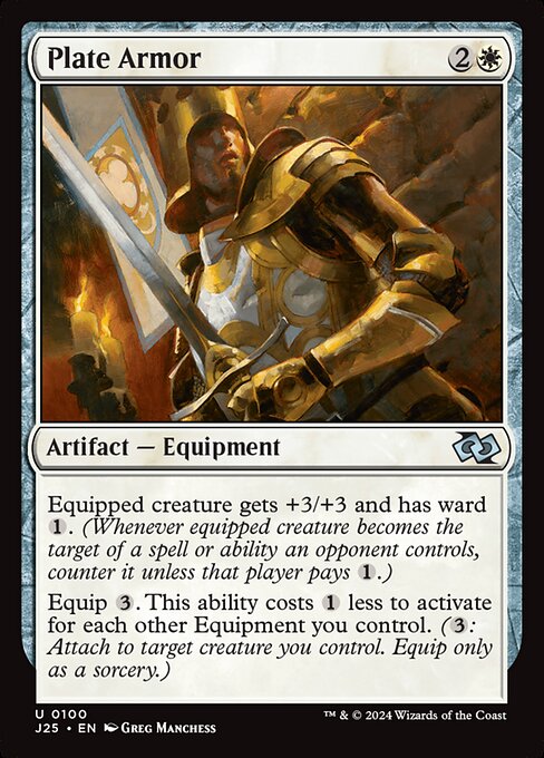 J25: Plate Armor (Foil)