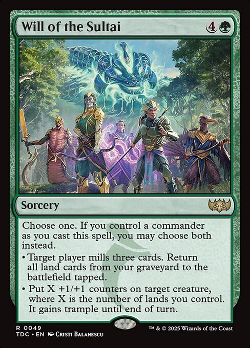 TDC: Will of the Sultai