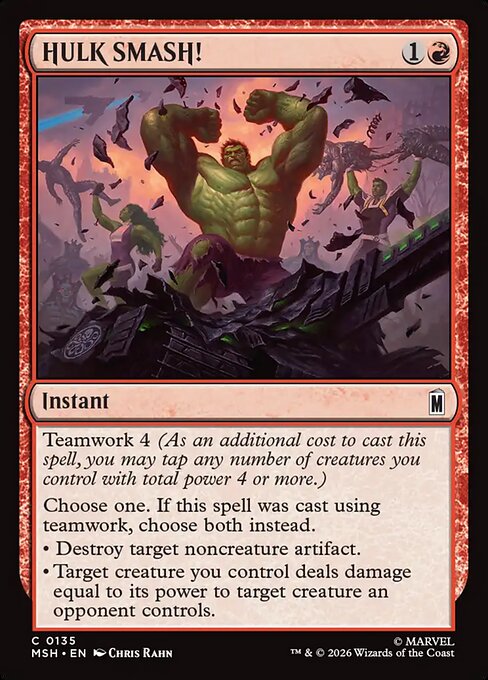 MSH: HULK SMASH!