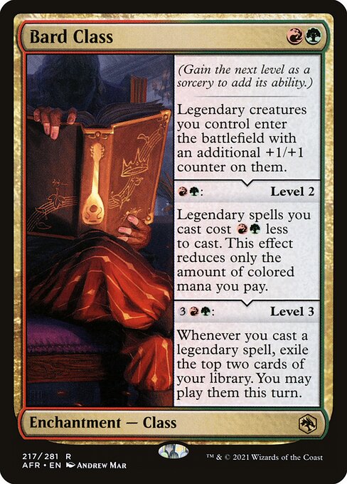 AFR: Bard Class (Foil)