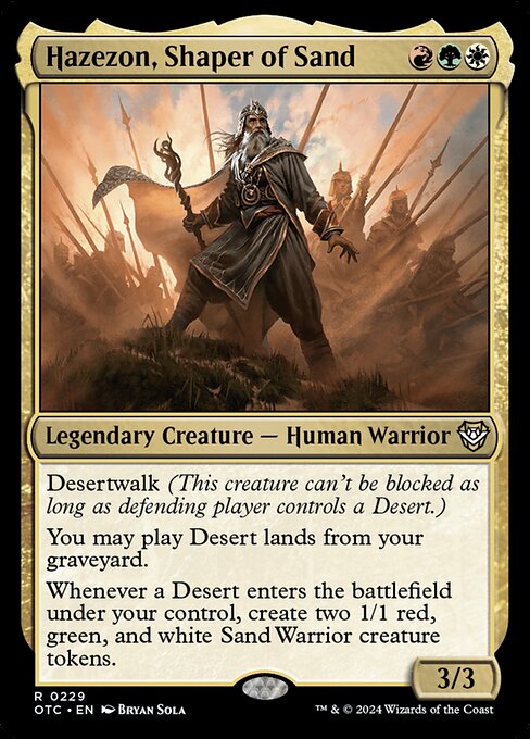 OTC: Hazezon, Shaper of Sand