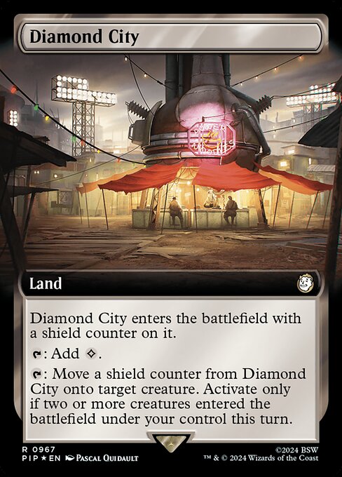 PIP: Diamond City (Extended Art) (Surge Foil)