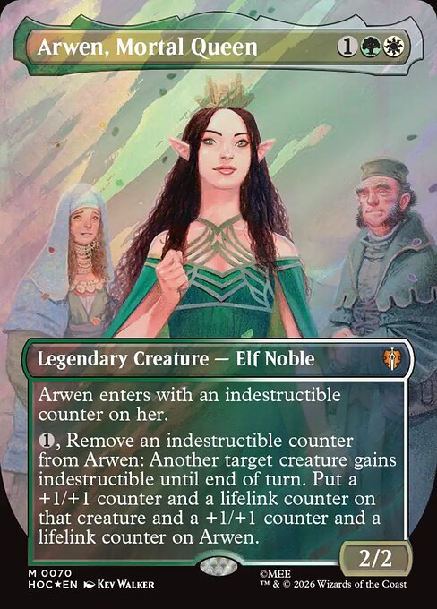 HOC: Arwen, Mortal Queen (Borderless) (Surge Foil)