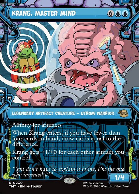 TMT: Krang, Master Mind (Showcase)