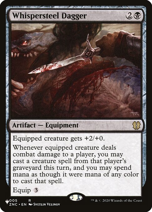 PLST: Whispersteel Dagger
