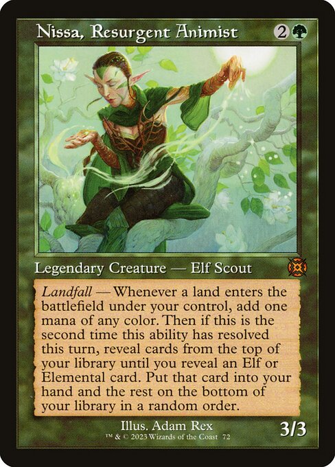 MAT: Nissa, Resurgent Animist (Retro Frame)