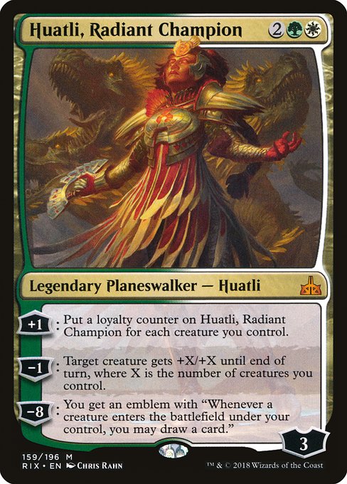 RIX: Huatli, Radiant Champion