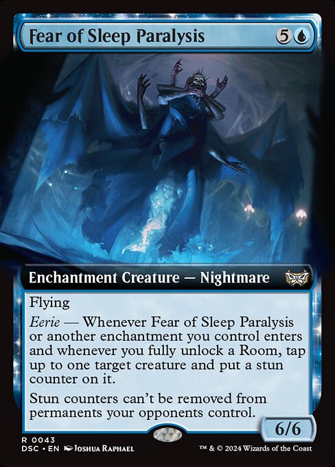 DSC: Fear of Sleep Paralysis (Extended Art) (Foil)