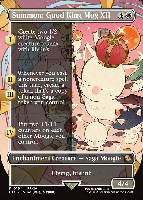 FIC: Summon: Good King Mog XII (Borderless)