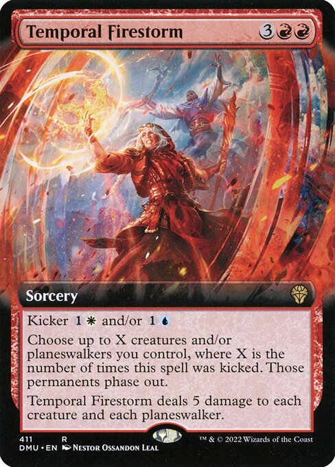 DMU: Temporal Firestorm (Extended Art) (Foil)