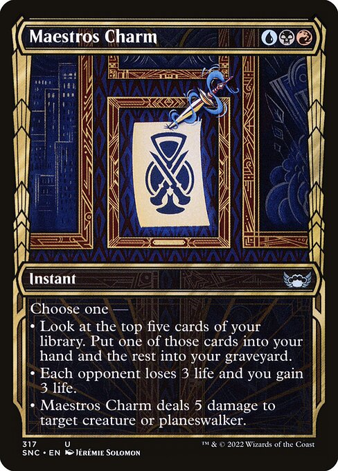 SNC: Maestros Charm (Showcase) (Foil)