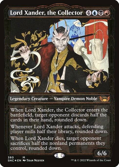 SNC: Lord Xander, the Collector (Gilded Foil)