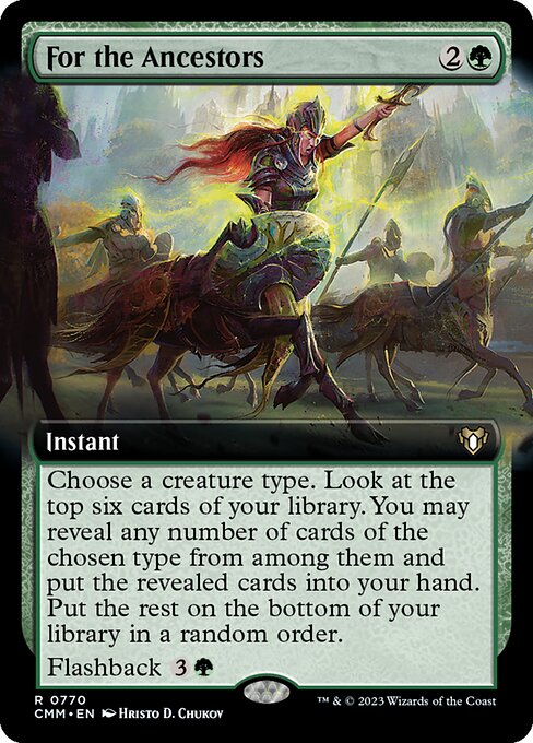 CMM: For the Ancestors (Extended Art) (Foil)
