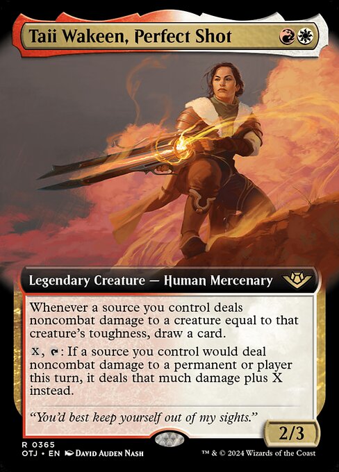 OTJ: Taii Wakeen, Perfect Shot (Extended Art)