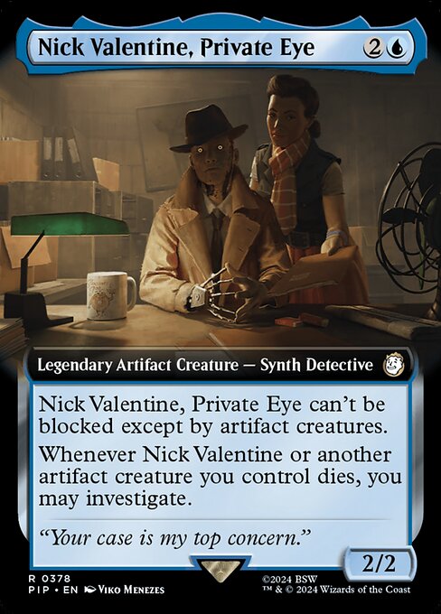 PIP: Nick Valentine, Private Eye (Extended Art) (Foil)