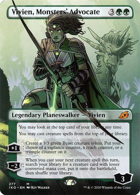 IKO: Vivien, Monsters' Advocate (Borderless) (Foil)