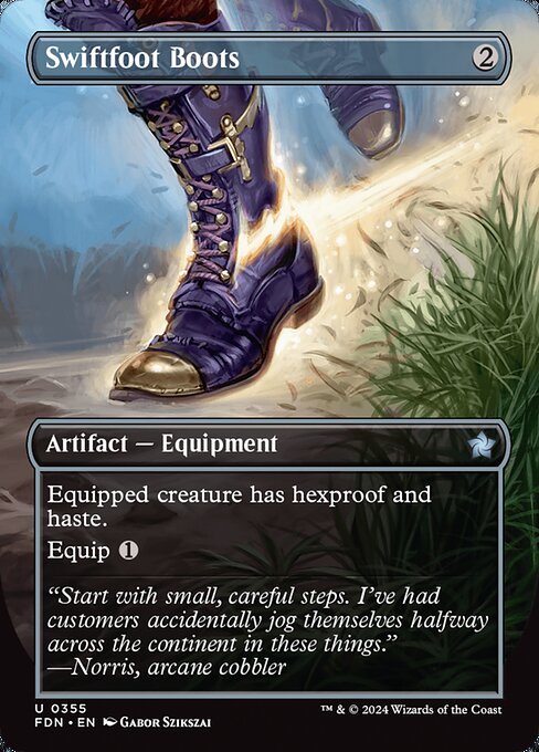 FDN: Swiftfoot Boots (Borderless) (Foil)