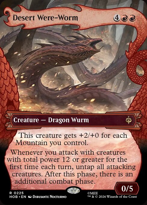 HOB: Desert Were-Worm (Showcase) (Foil)