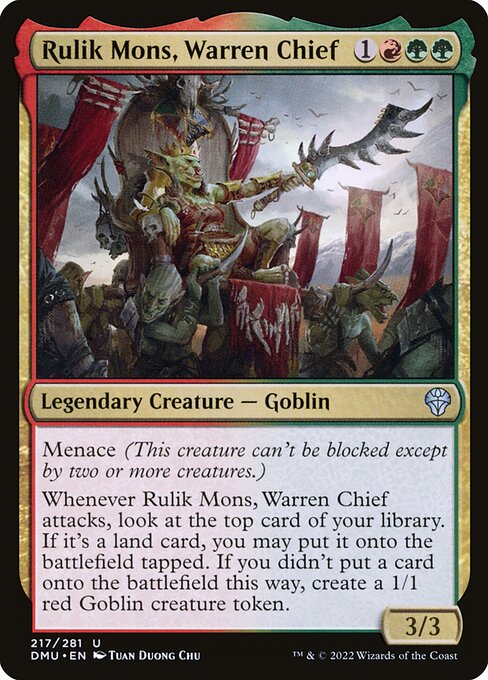 DMU: Rulik Mons, Warren Chief (Foil)