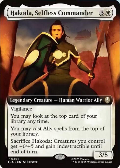 TLA: Hakoda, Selfless Commander (Extended Art) (Foil)
