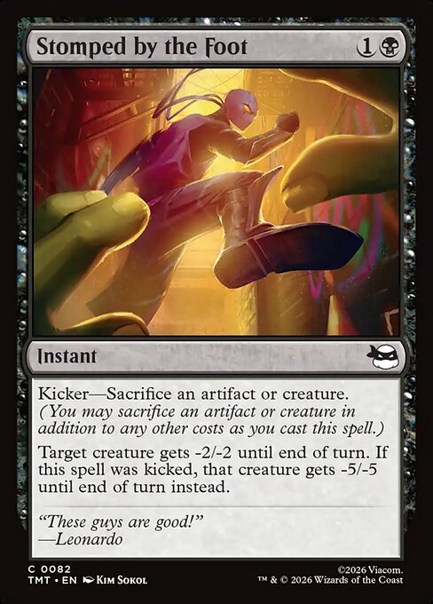 TMT: Stomped by the Foot (Foil)